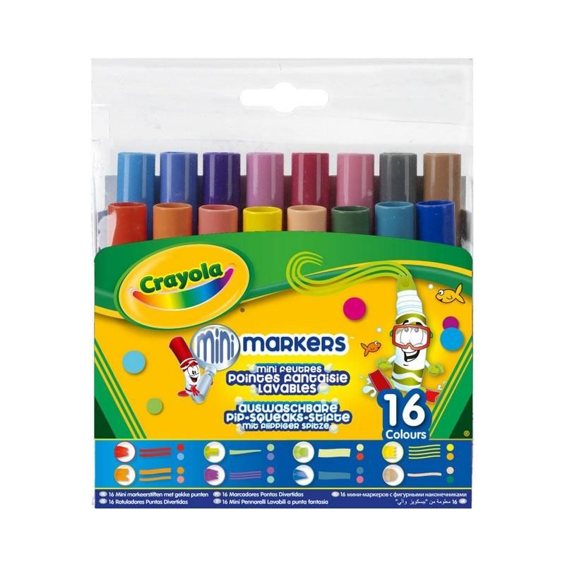 Crayola Különleges hegyű mosható mintázófilc 16 db