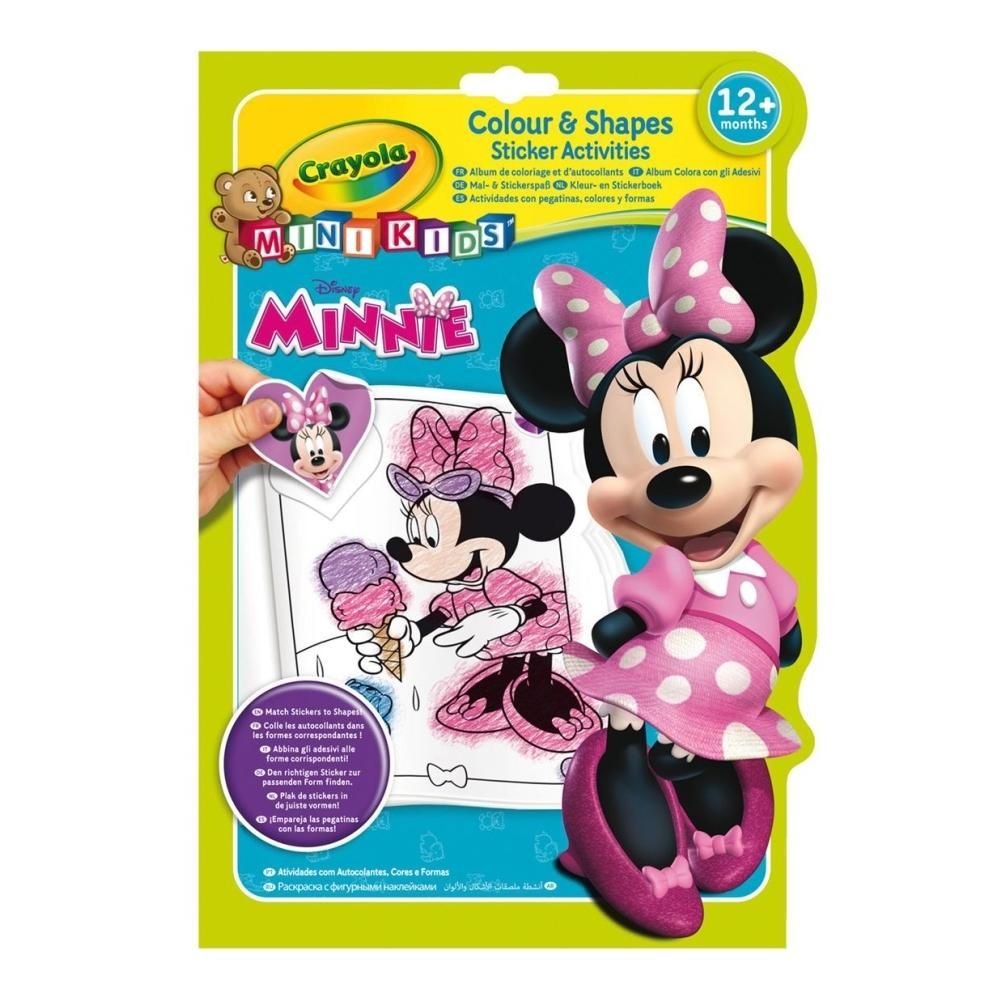 Crayola Minnie színező és matricázó füzet