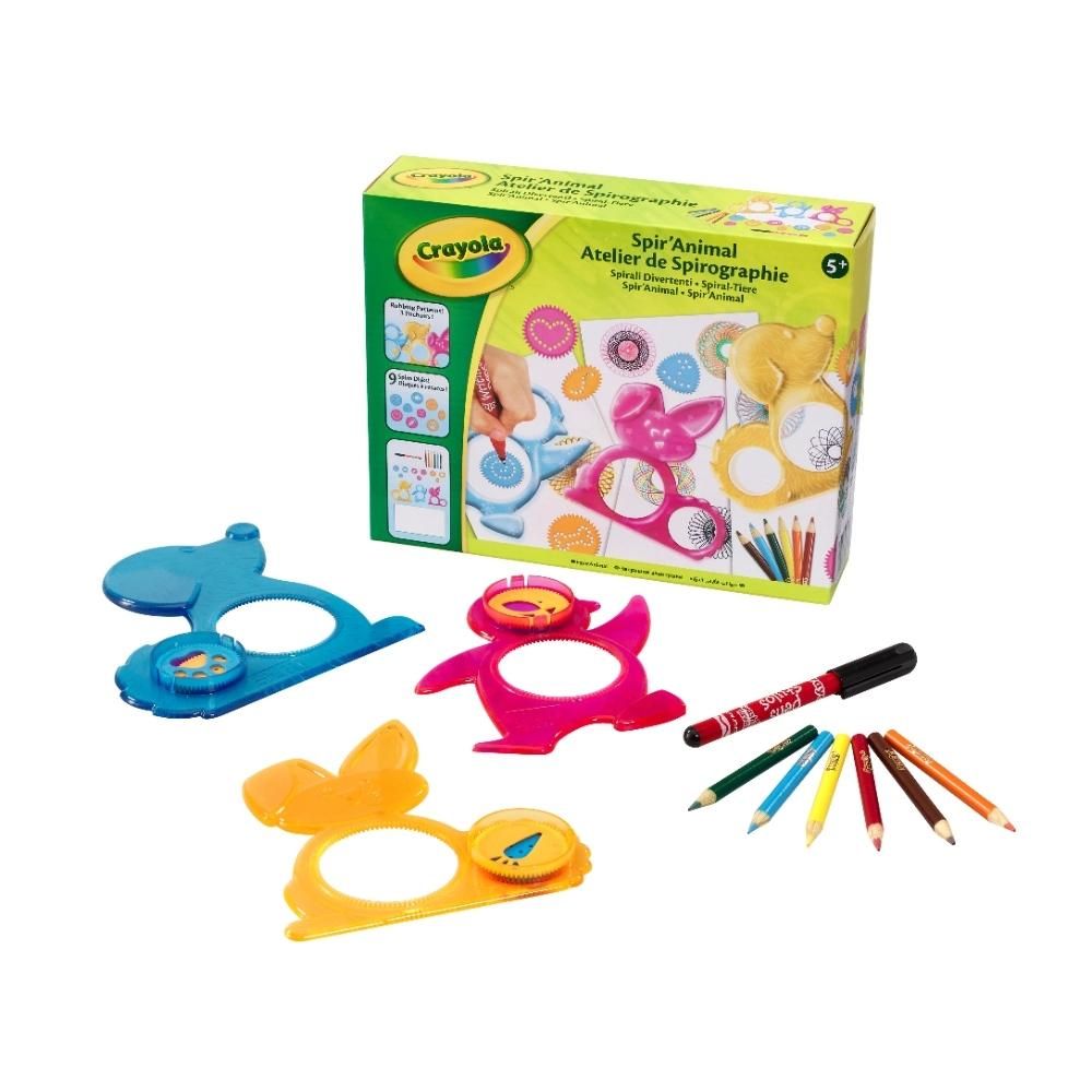 Crayola Spirál állatok rajzoló készletek
