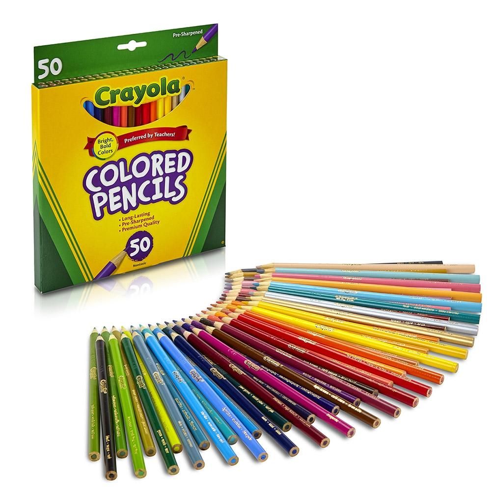 Crayola Színes ceruza, 50 db