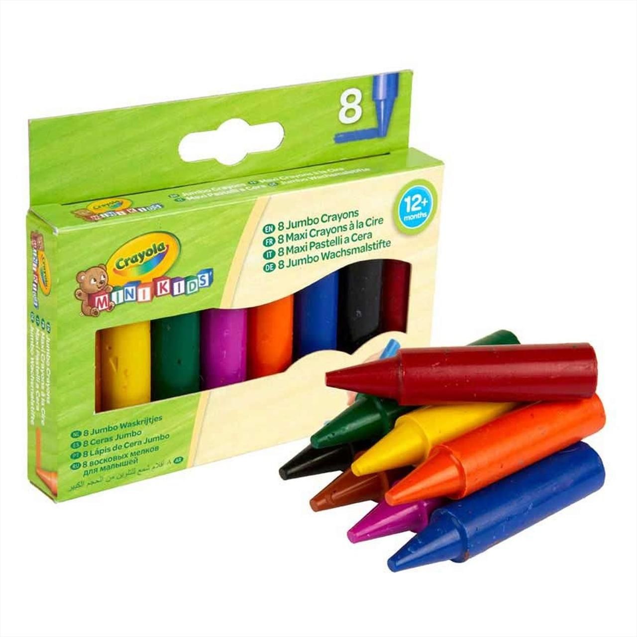 Crayola Tömzsi zsírkréta 8 db