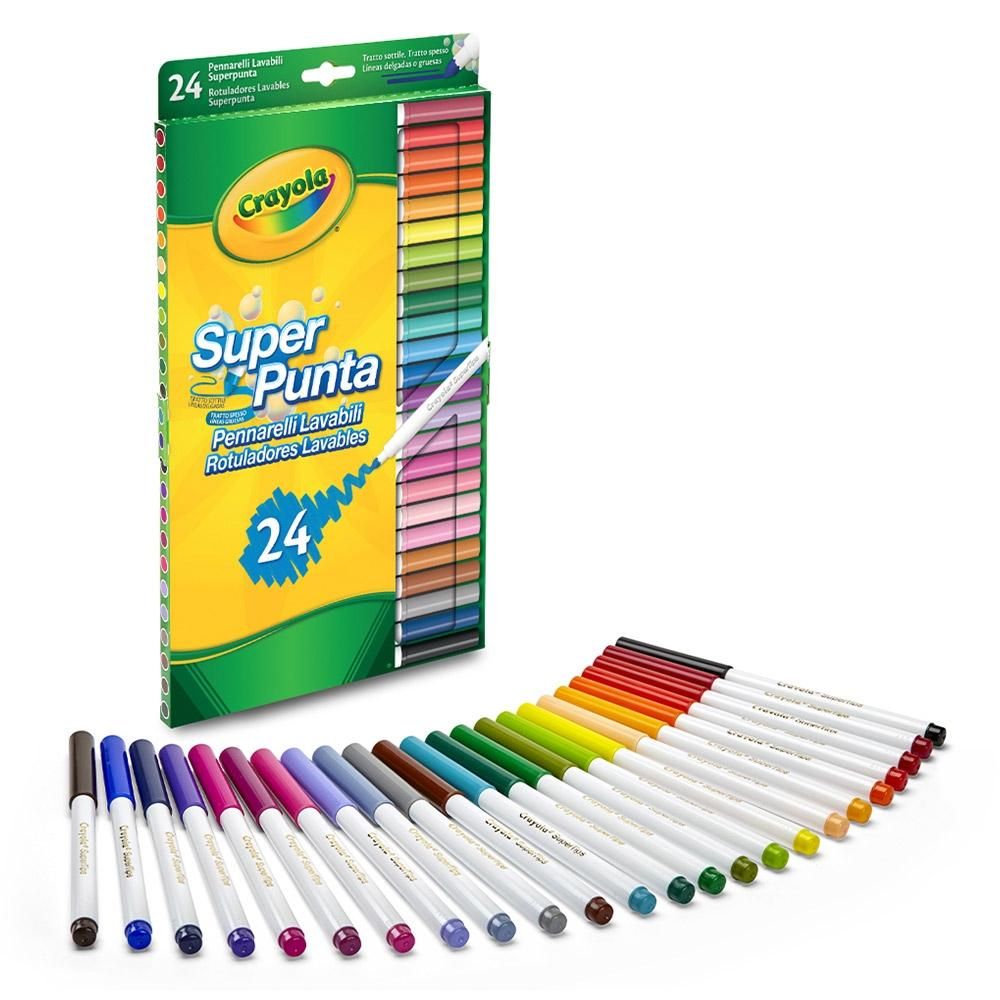 Crayola Vékony filctoll, 24 db