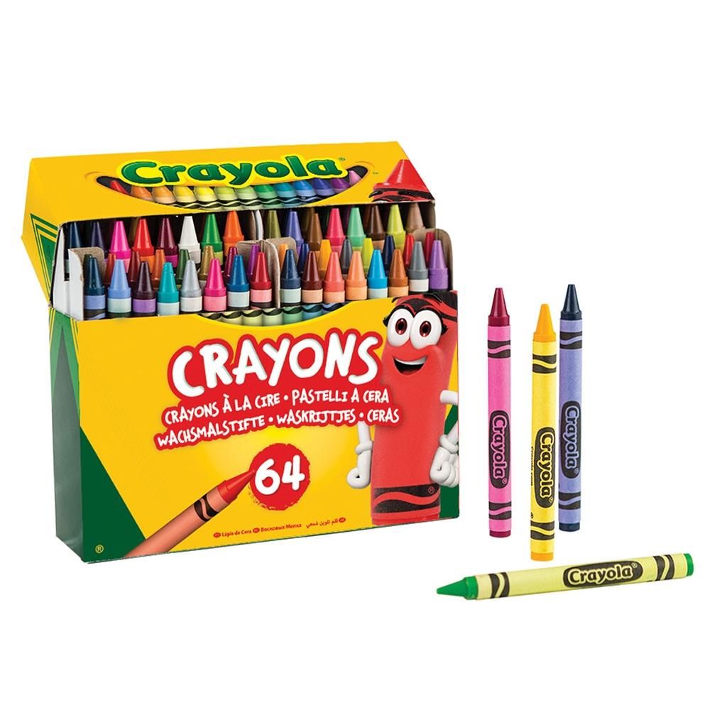 Crayola Zsírkréta hegyezővel 64 db