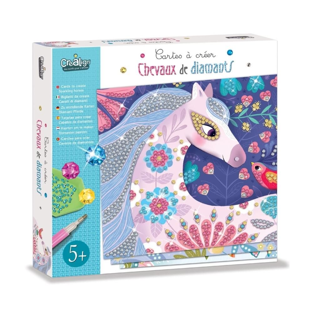 Crealign Gyémántszemes képek - Csillogó lovak
