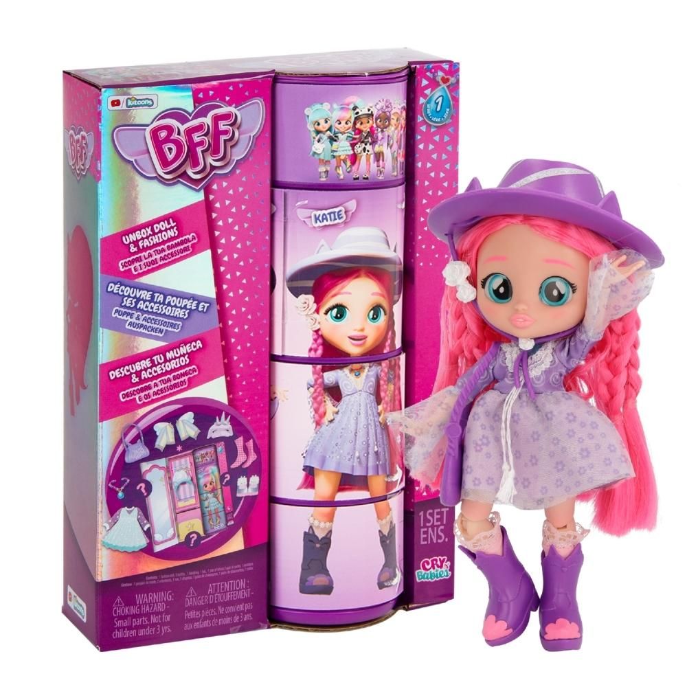 Cry Babies BFF S1 divatbaba meglepetés kiegészítőkkel - Katie