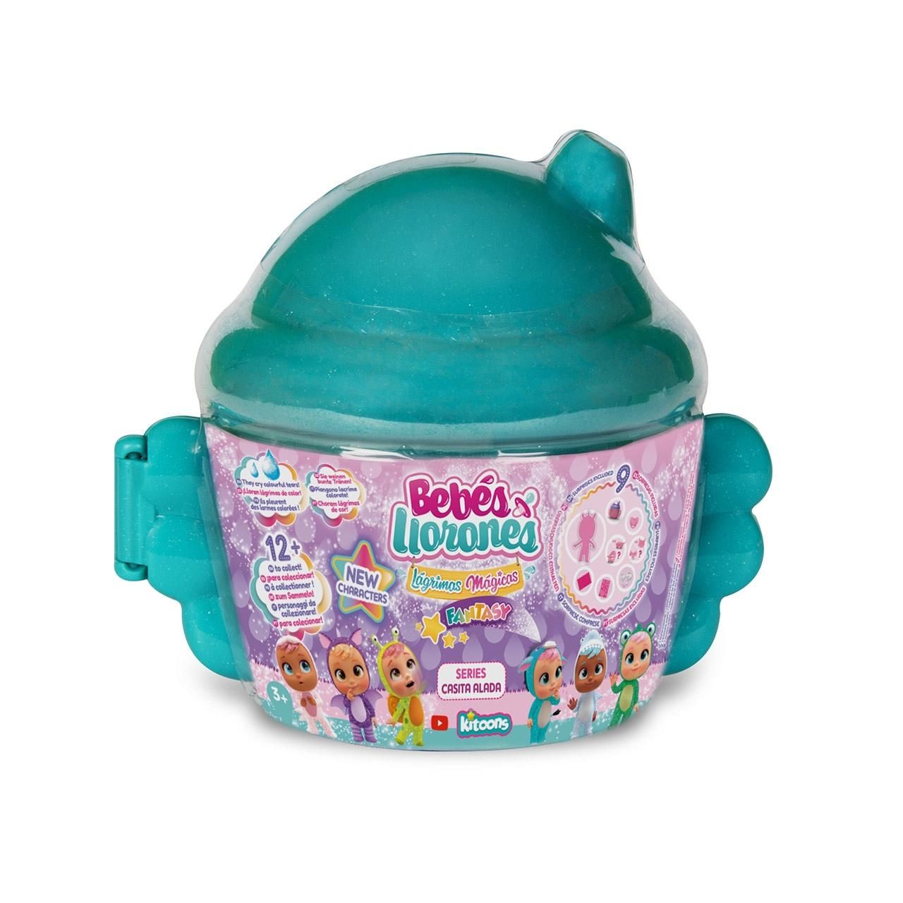 Cry Babies Magic Tears Fantasy meglepetés baba szárnyas házikóban - 2. széria (többféle)