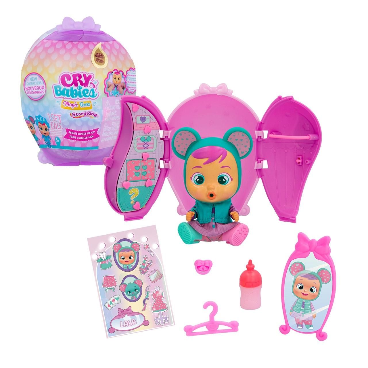 Cry Babies Varázs könnyek Storyland - Öltöztess fel! meglepetés baba tojásban (többféle)