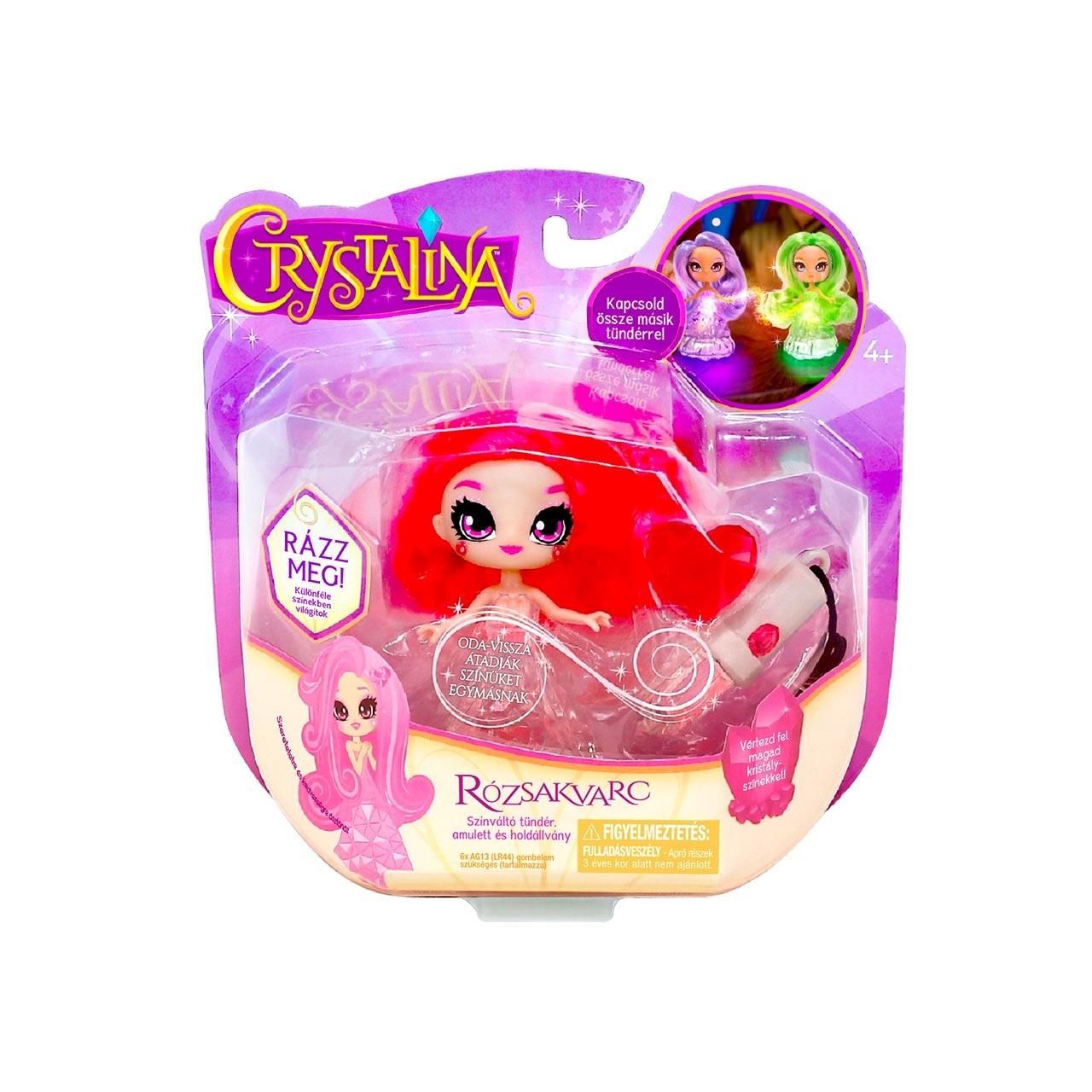 Crystalina kristálytündér - Rózsakvarc 