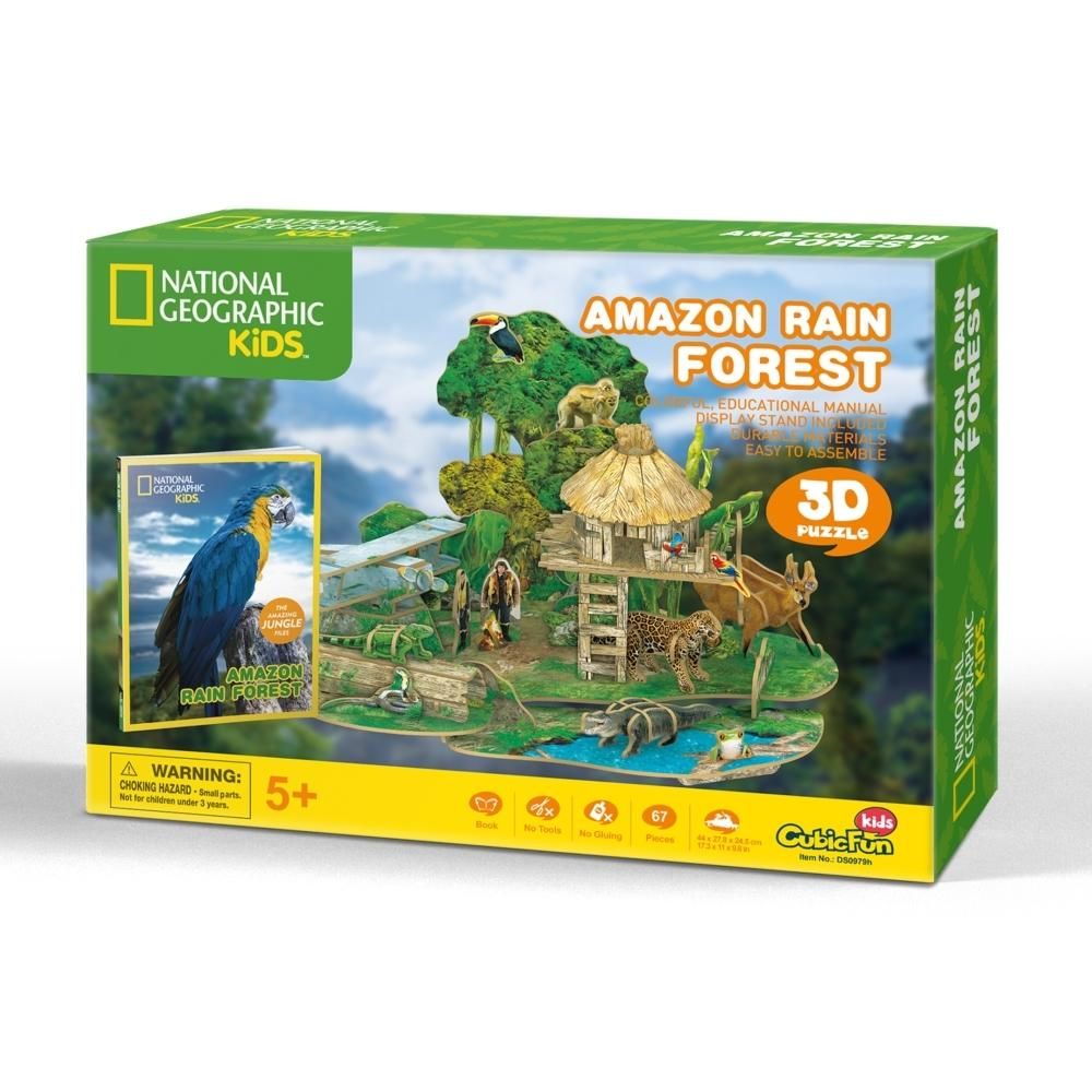 CubicFun 3D puzzle Amazóniai esőerdő