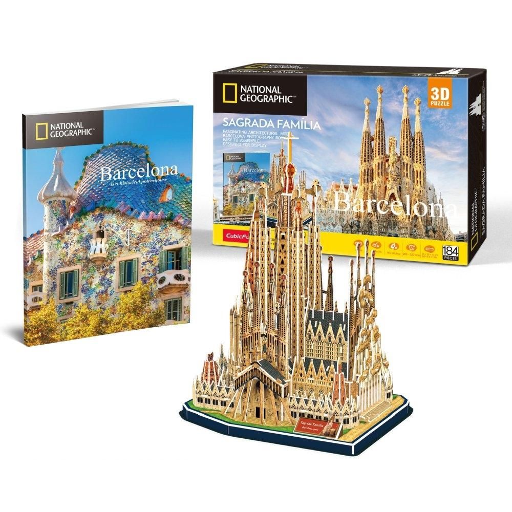 CubicFun 3D puzzle City Traveller Barcelona - National Geographic