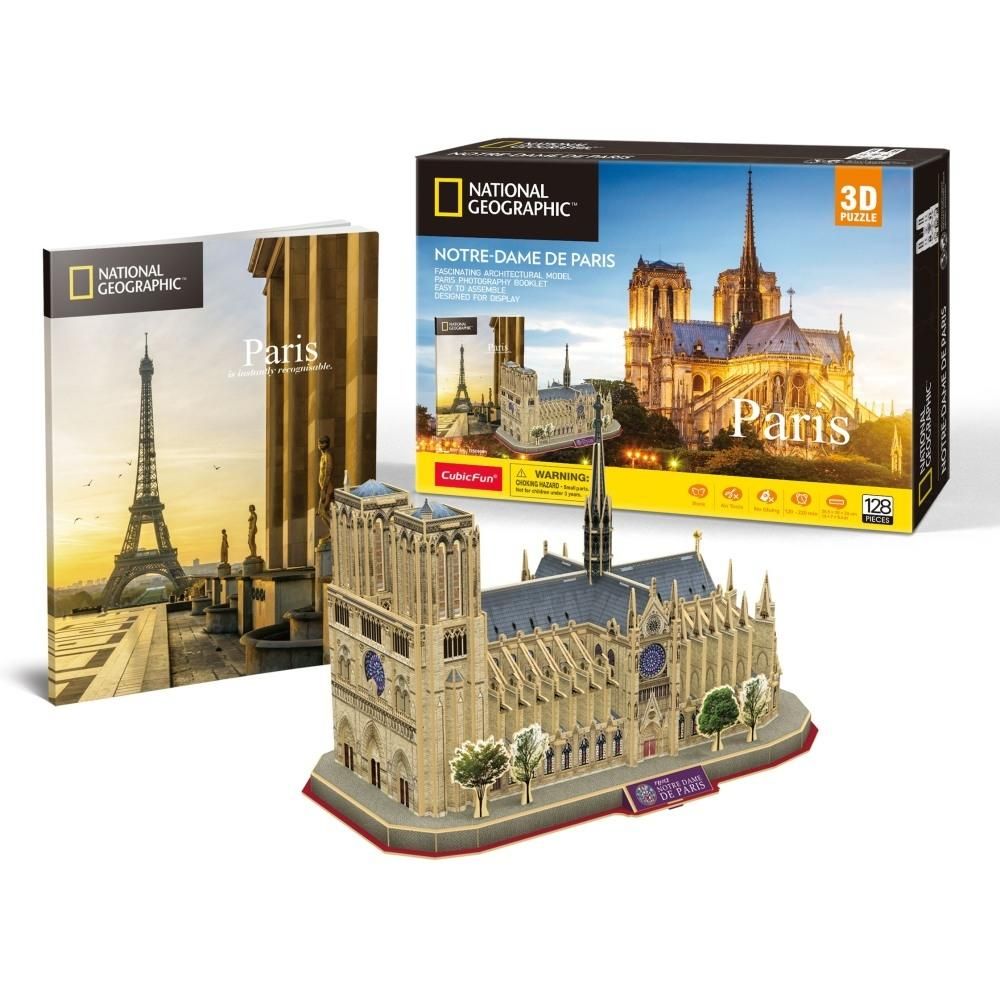 CubicFun 3D puzzle City Traveller Párizs - National Geographic