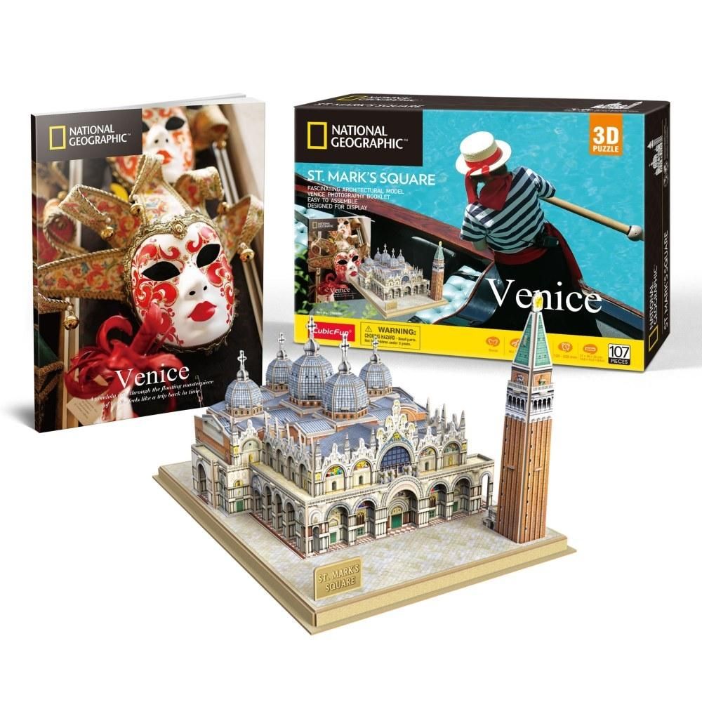 CubicFun 3D puzzle City Traveller Velence - National Geographic
