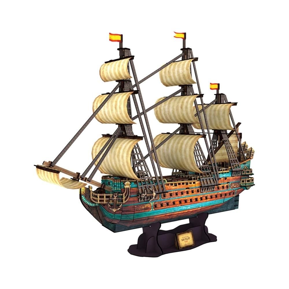 CubicFun 3D puzzle San Felipe Spanyol Armada vezérhajó