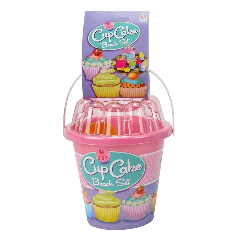 CupCake Muffin 8 részes homokozó szett pink