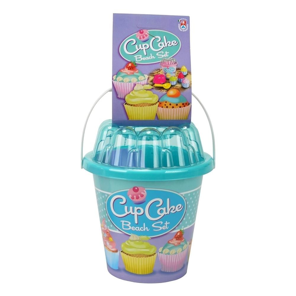 CupCake Muffin 8 részes homokozó szett világoskék