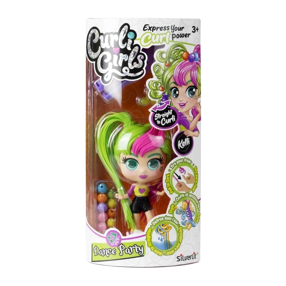 CurliGirls Varázslokni baba - Dance Party Kelli