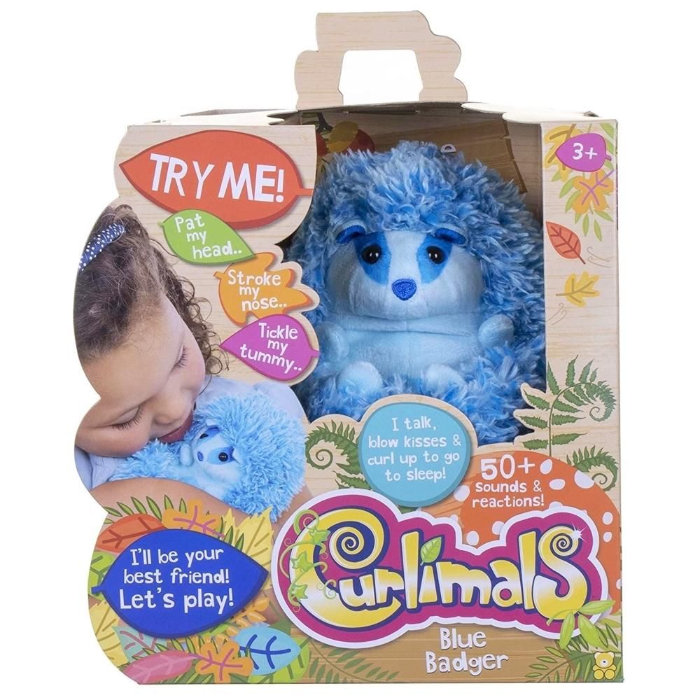 Curlimals - Borzas Borz interaktív plüss