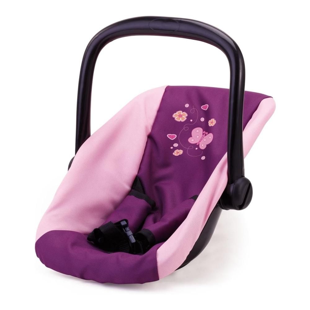 Deluxe autós játék babahordozó, lila-rózsaszín