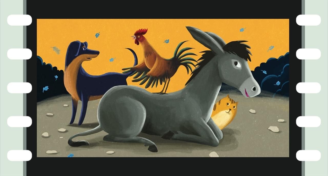 Diafilm: A brémai muzsikusok