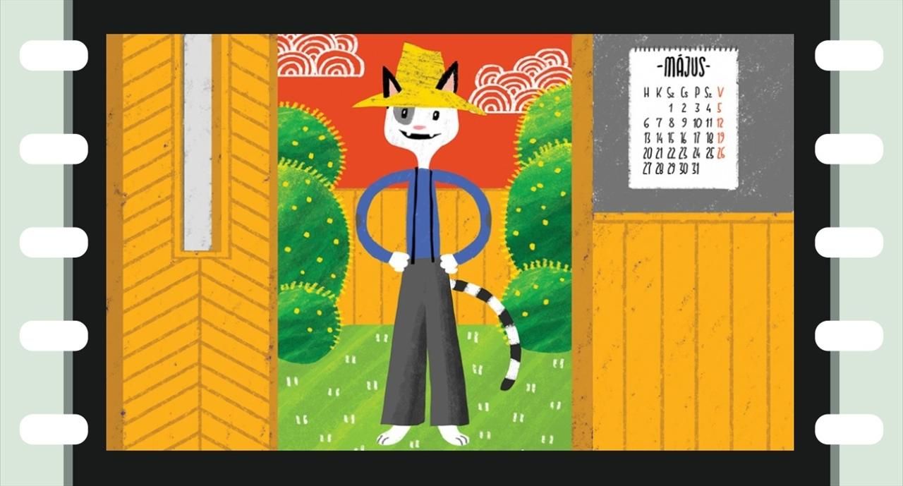 Diafilm: A négyszögletű kerek erdő lakói