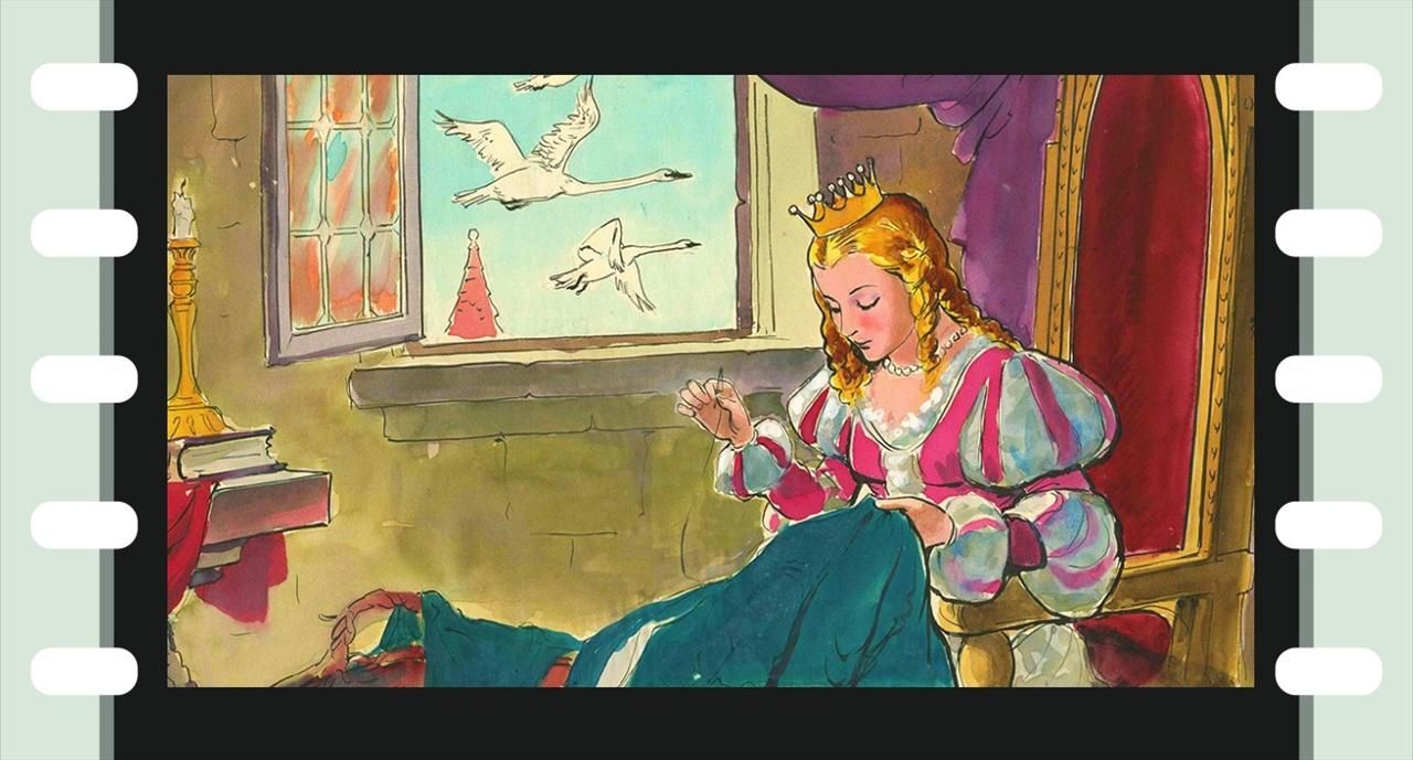 Diafilm: A tizenegy hattyú