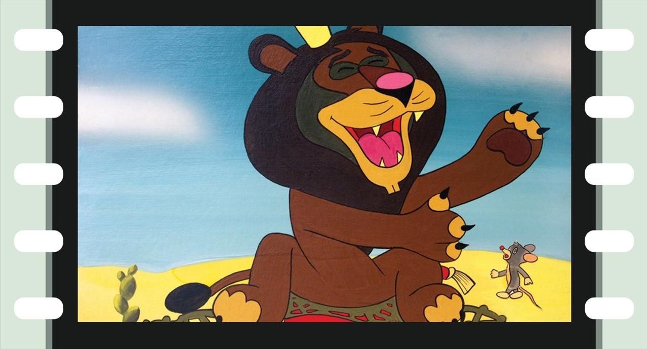 Diafilm: Az egér és az oroszlán