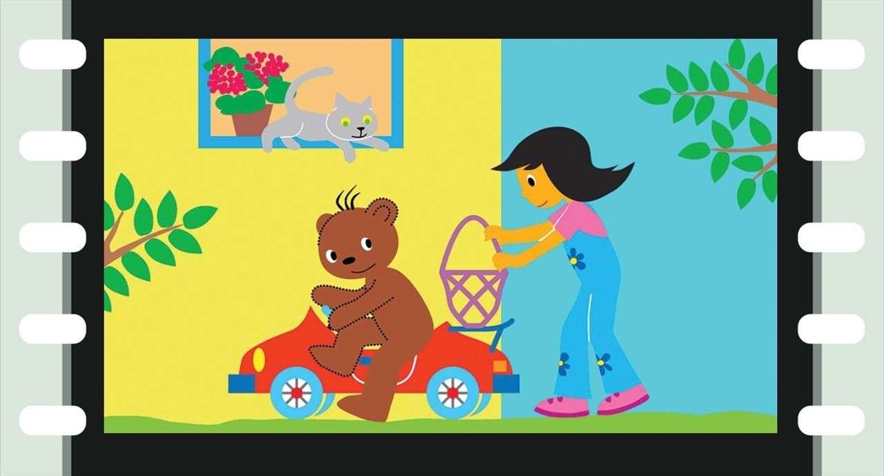 Diafilm: Boribon autózik