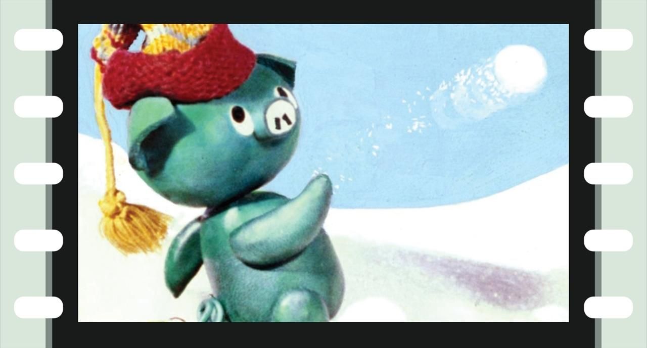 Diafilm: Mazsola és a hóember