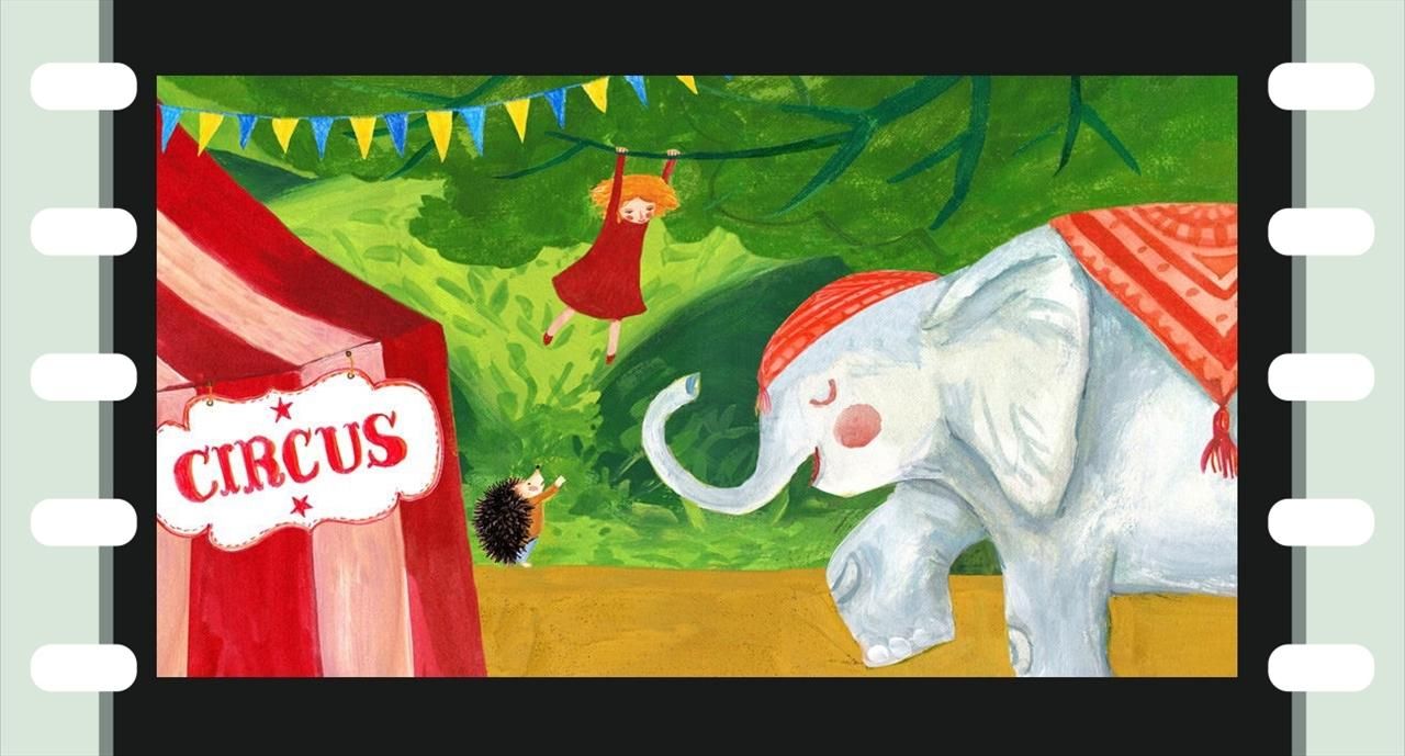 Diafilm: Szeleverdi fánni a cirkuszban