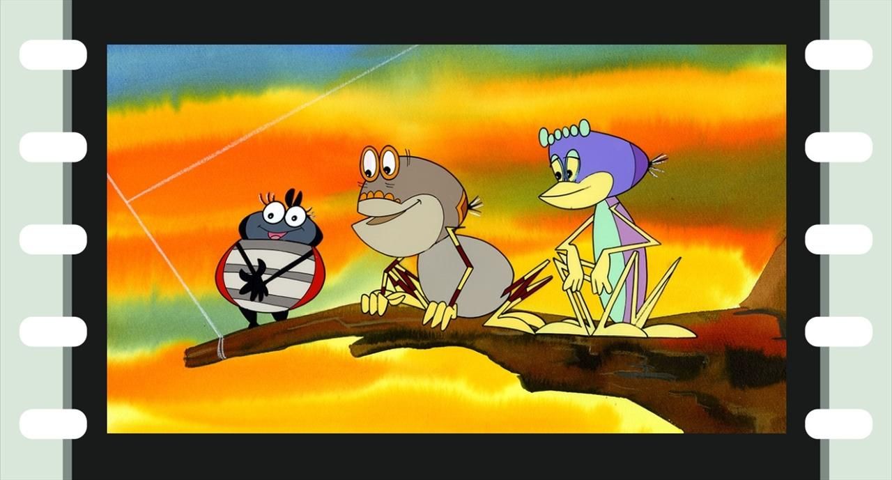 Diafilm: Vizipók 4. - Felhő a tó felett