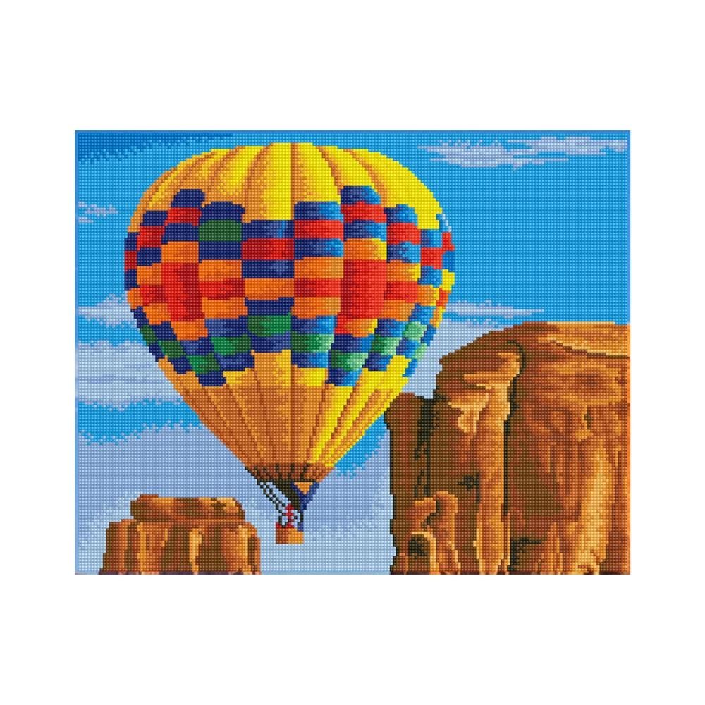 Diamond Dotz gyémántszemes kirakó szett, középhaladó - Léghajó