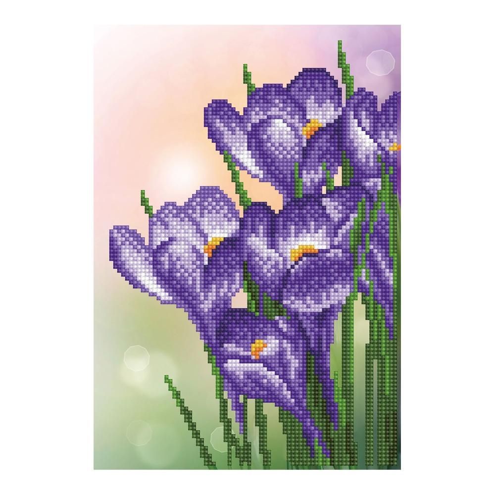 Diamond Dotz gyémántszemes kirakó szett, középhaladó - Tavaszi sáfrány virág