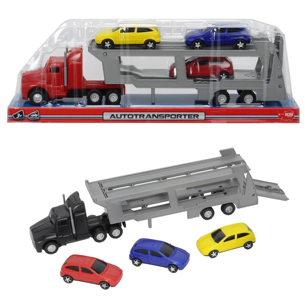 Dickie Autószállító 32 cm, fekete