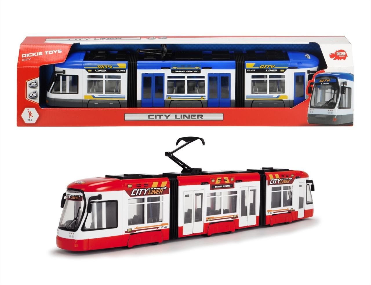 Dickie City Liner villamos 46 cm, kék