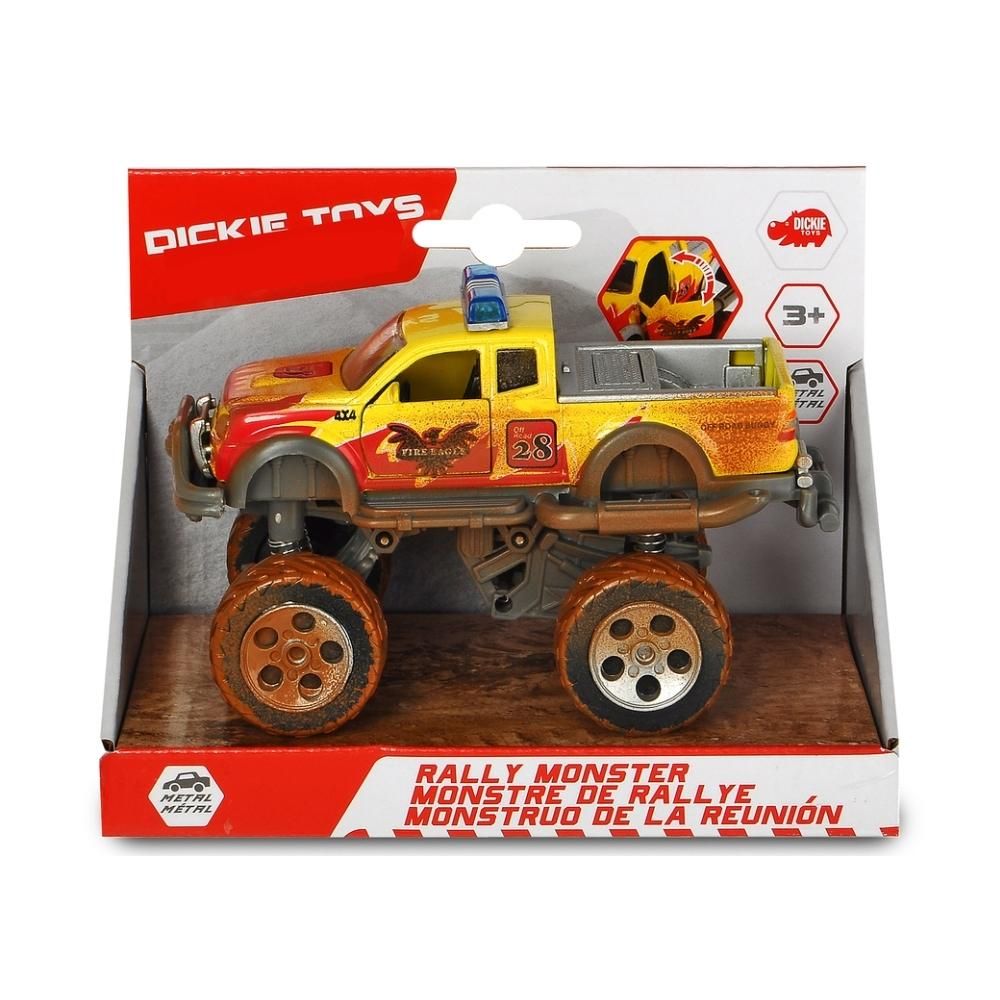 Dickie Eat My Dust Rally Monster, sárga