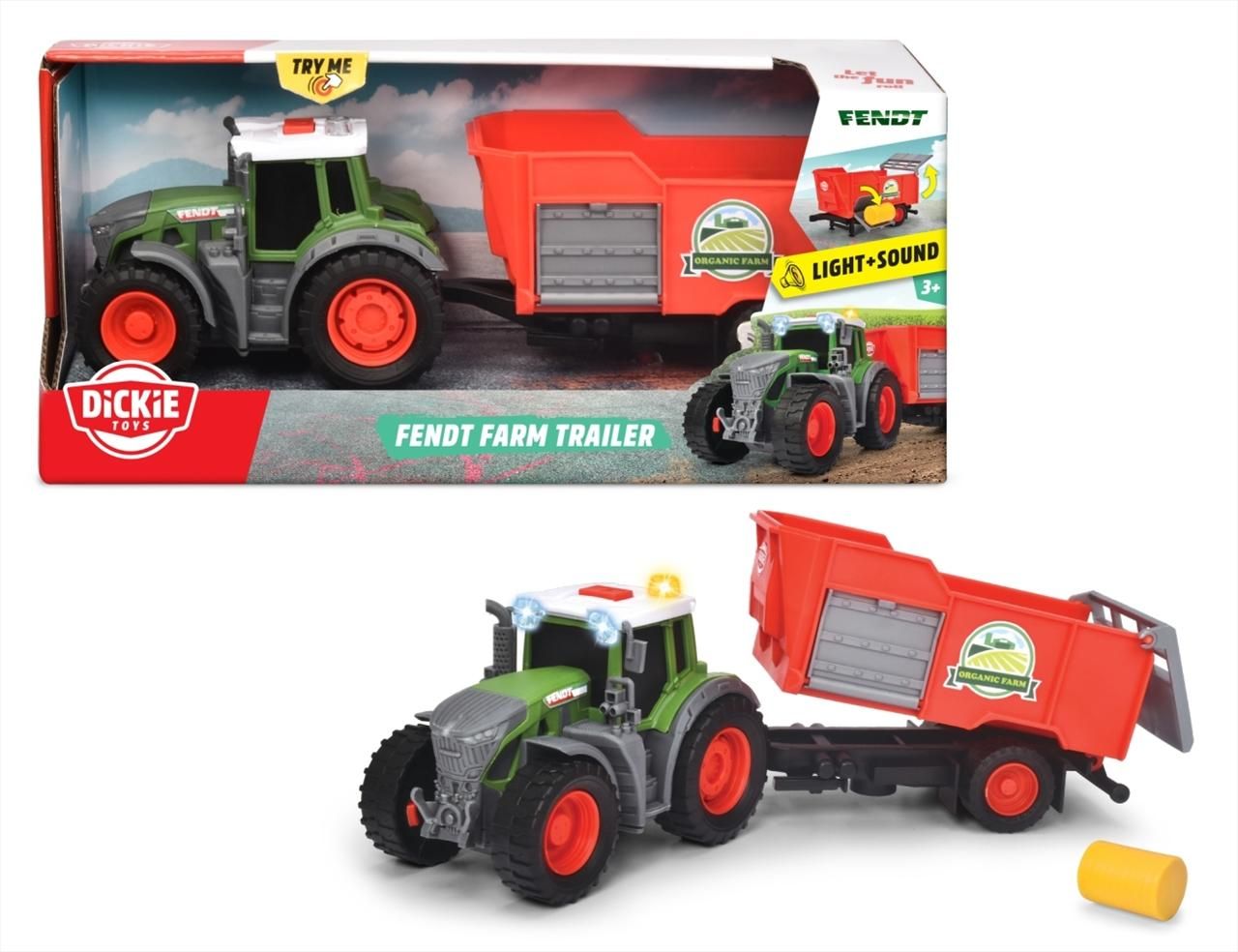 Dickie Fendt farm traktor pótkocsival