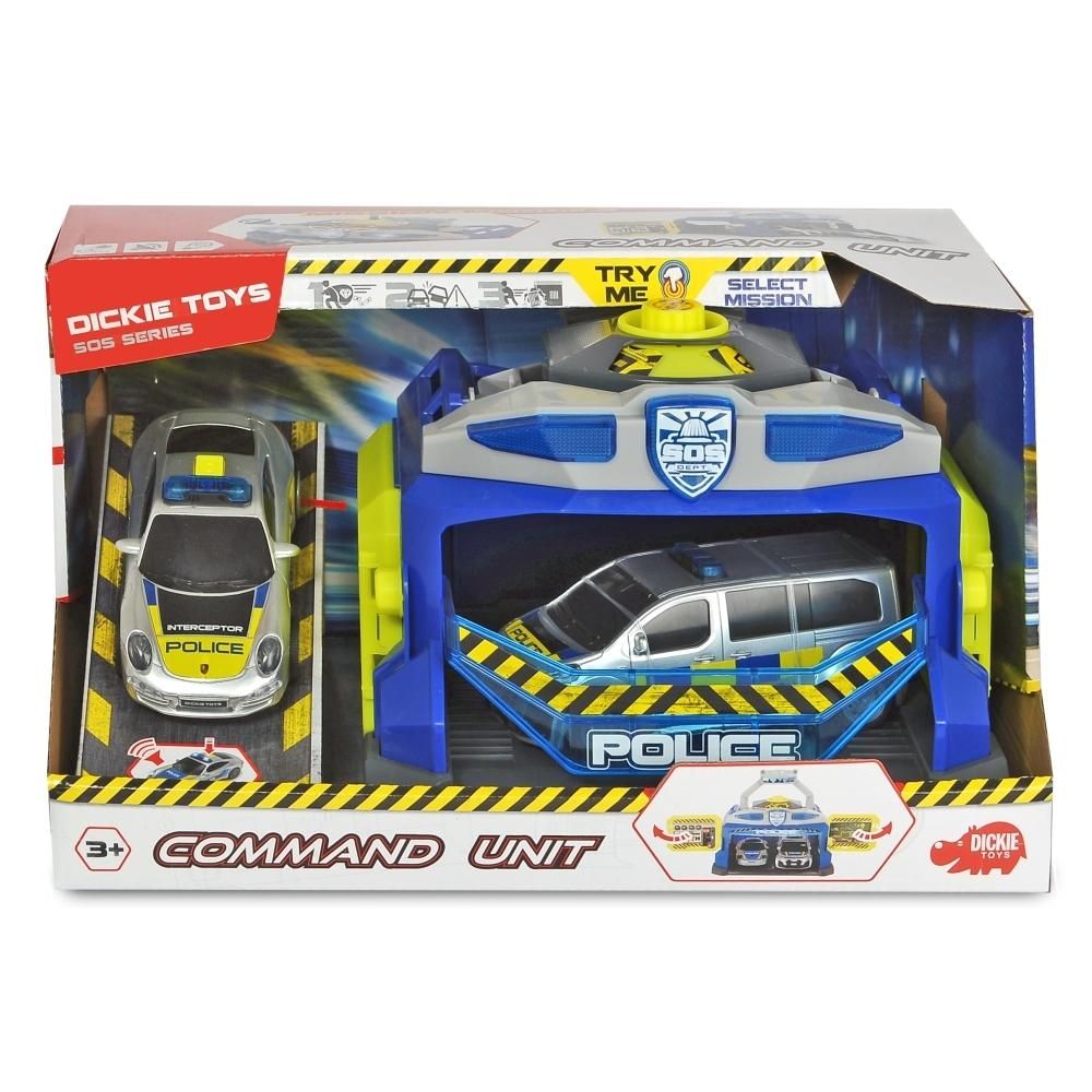 Dickie International Command Unit rendőr-parancsnokság hanggal és fénnyel