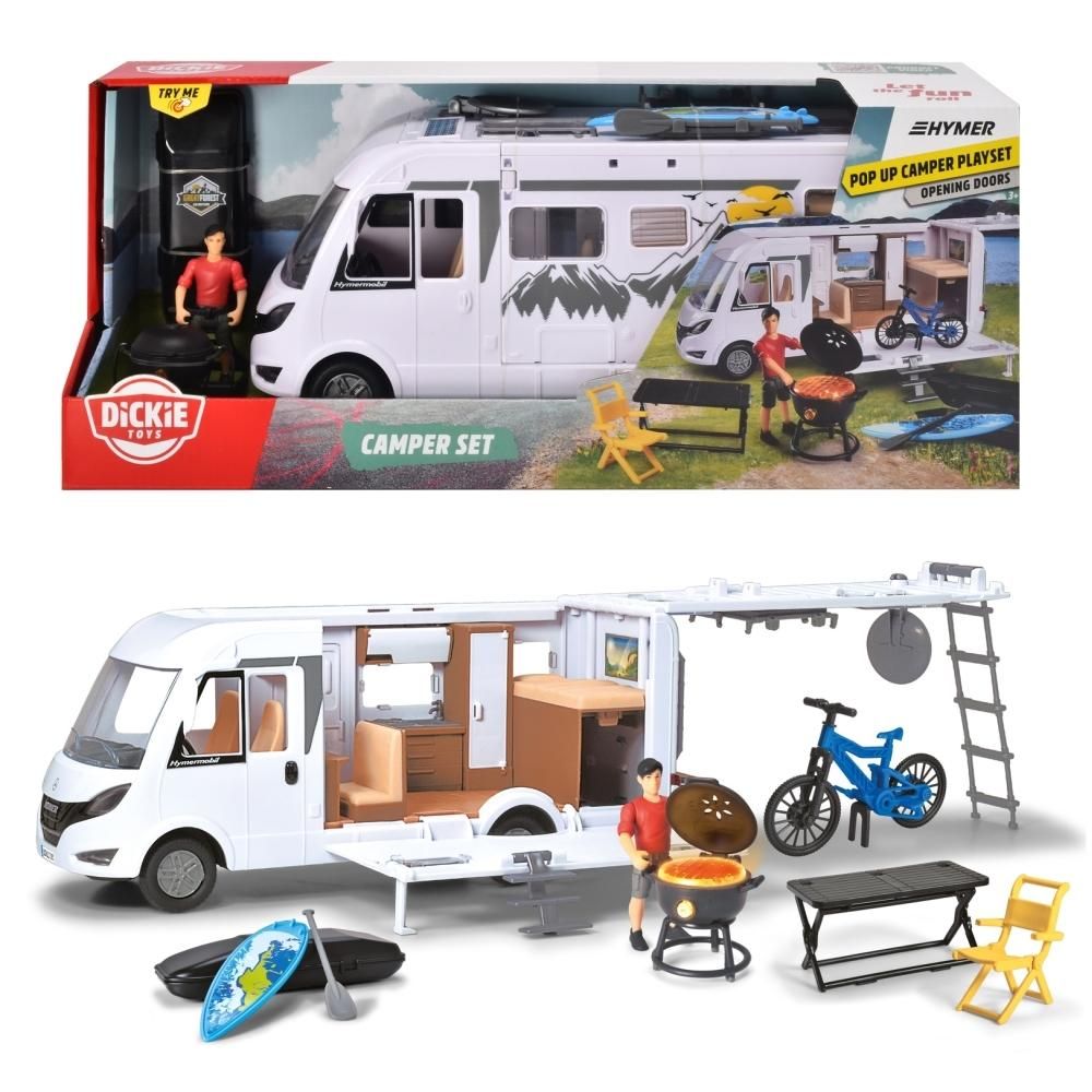 Dickie Mercedes Hymer kemping lakóautó 30 cm