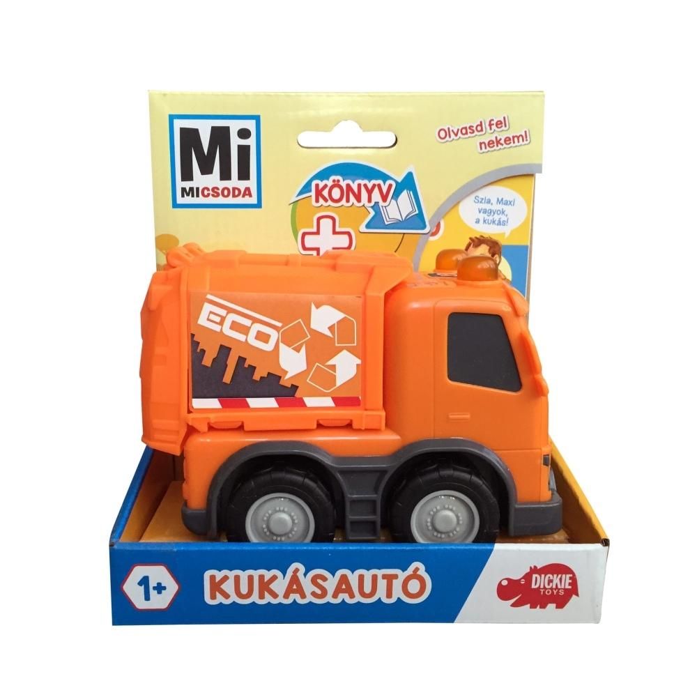 Dickie Mi Micsoda játékszett könyvvel, Kukásautó