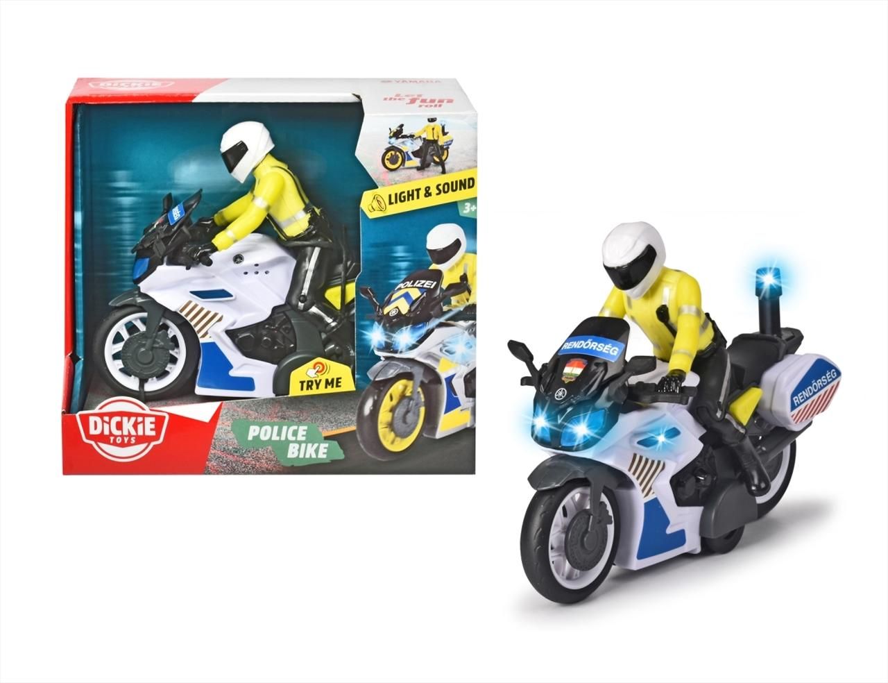 Dickie Rendőrmotor magyar 17 cm