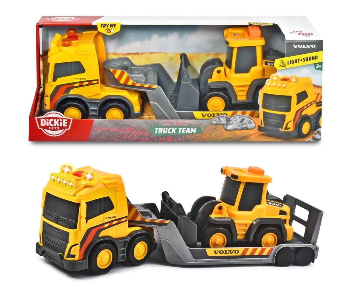 Dickie Volvo Truck Team hanggal és fénnyel
