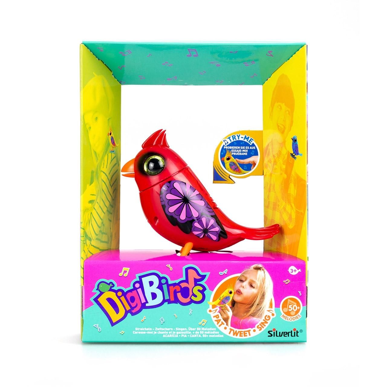 DigiBirds Éneklő madárkák - piros