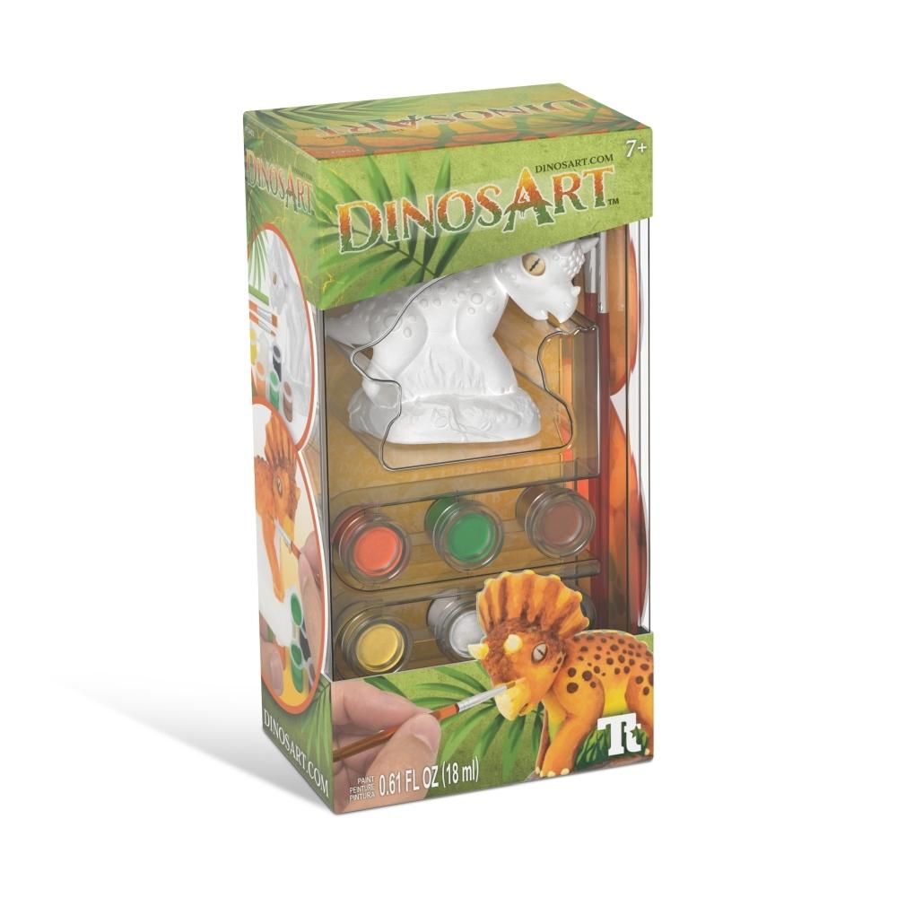 DinosArt Dínós kifesthető figura - Triceratops