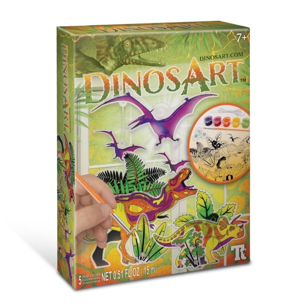 DinosArt Dínós üvegmatrica képkifestő