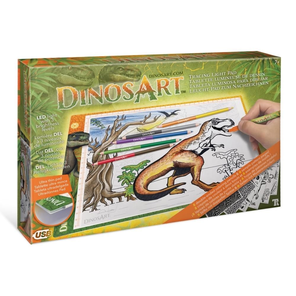 DinosArt Dínós világító rajzasztal