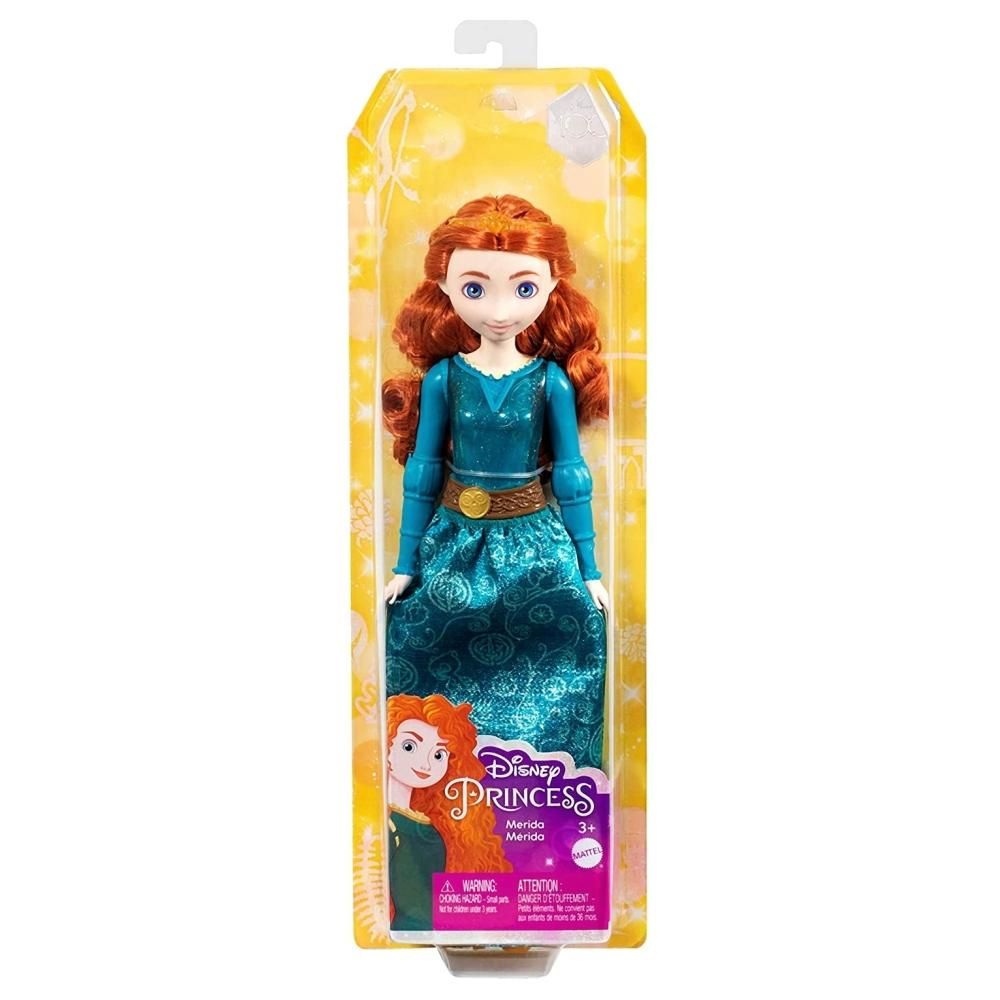 Disney Princess Csillogó hercegnő baba - Merida (HLW13)