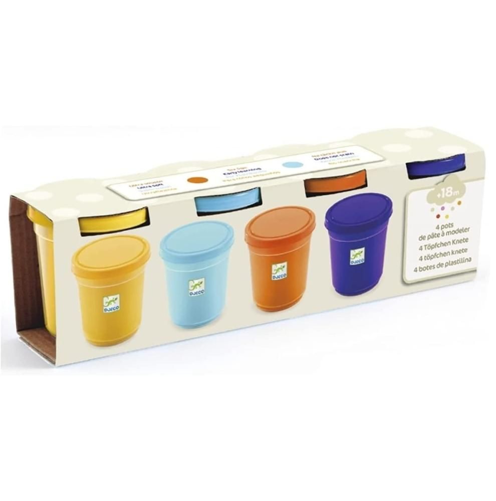 Djeco 4 szín pillegyurma - természet