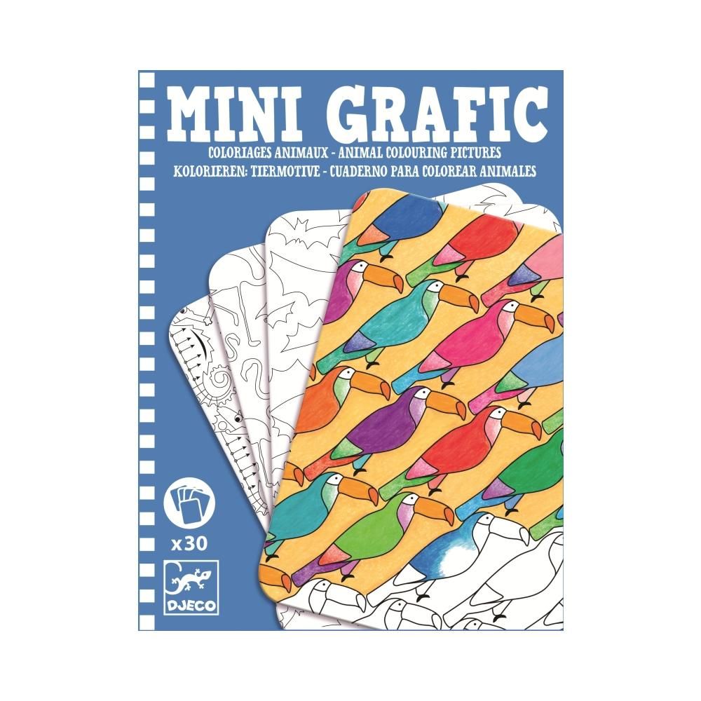 Djeco Animal - Állatos mini színező