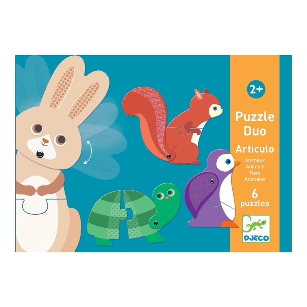 Djeco Articulo animals - Állatok párositó puzzle