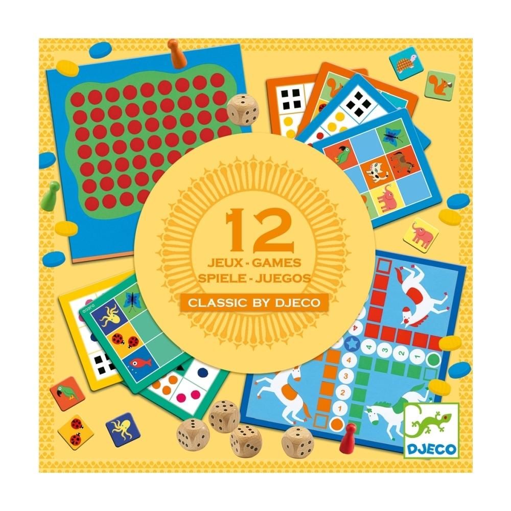 Djeco Classic box 4+ klasszikus társasjáték készlet